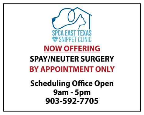 Spay/Neuter Services – SPCA of East Texas