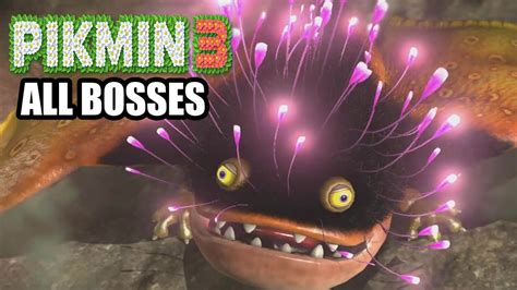 Pikmin 3 All Bosses - plumfasr