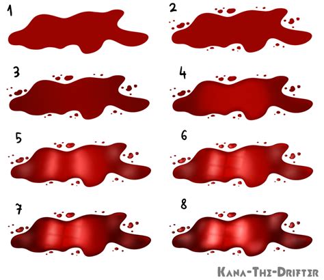 Drawing Blood Step By Step (Tutorial.. kinda) by Kana-The-Drifter on ...