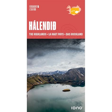 Iceland Touring Map 5 – Highlands, published by IÐNÚ