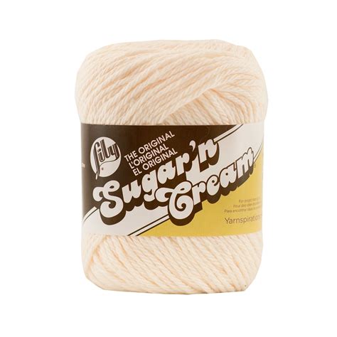 LILY SUGAR?N CREAM THE ORIGINAL YARN (57G/2.5OZ), SOFT ECRU - Walmart ...