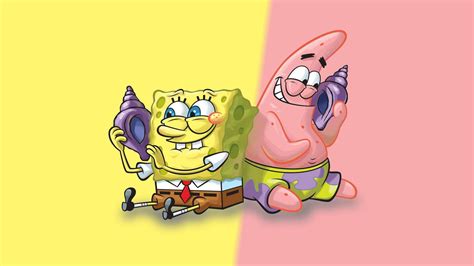 Patrick Star And Spongebob Squarepants Wallpaper