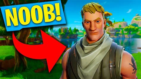 Playing fortnite noob player - YouTube