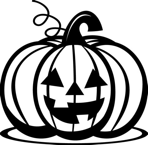 Jack O Lantern Outline Clip Art