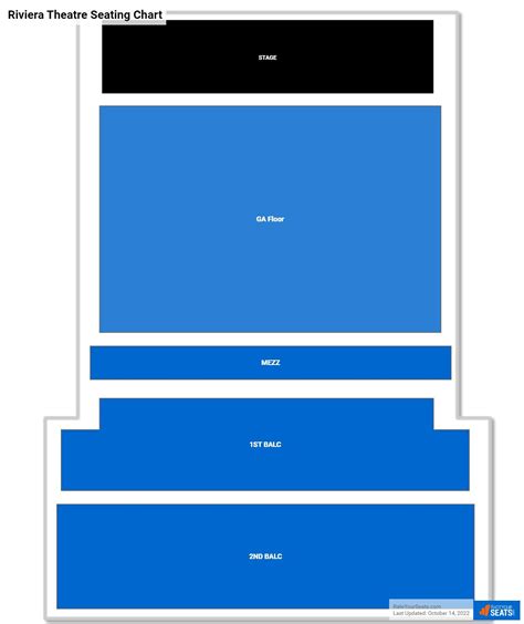 Riviera Theatre Seating Chart - RateYourSeats.com