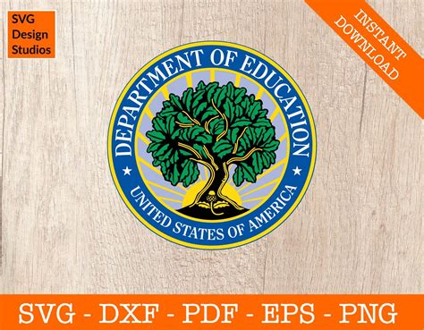 US Department of Education Logo Svg Education Badge Svg | Etsy