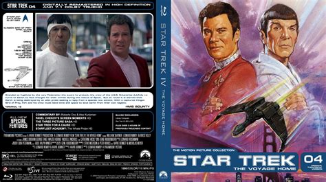 Star Trek IV: The Voyage Home - Movie Blu-Ray Custom Covers - Star Trek ...