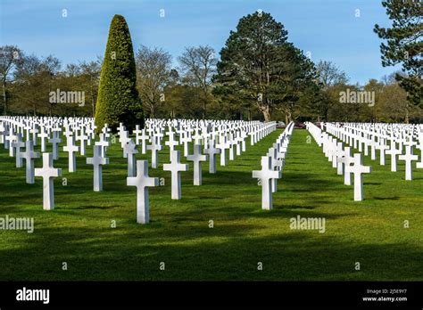 The Normandy American Cemetery Stock Photo - Alamy