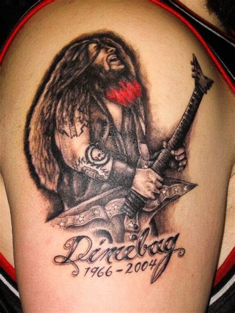 Dimebag Darrell Tribute Tattoos (100 pics)