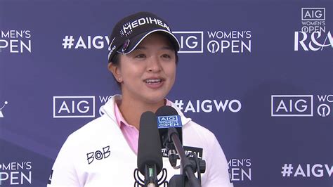 Sei Young Kim Thursday Press Conference 2021 AIG Women's Open - YouTube