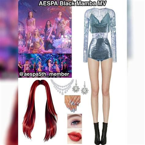 AESPA 5TH MEMBER OUTFIT в Instagram: «AESPA BLACKMAMBA MV PART.1 5TH ...