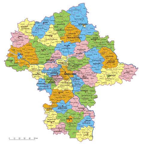 Map of Poland (Detailled Political Map) : Worldofmaps.net - online Maps ...