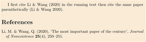 [SOLVED] Harvard-style citation: "and" in running text but "&" in ...