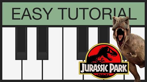 Jurassic park theme easy piano tutorial melodica slow – Artofit