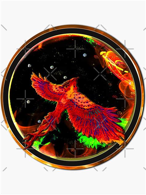 "phoenix" Sticker by Nil4design | Redbubble