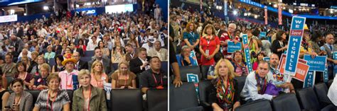 The same, but different: at the RNC and the DNC