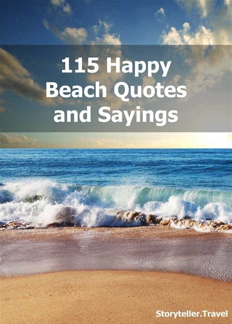 115 Happy Beach Quotes & Sayings (Sunshine & Ocean Captions ...