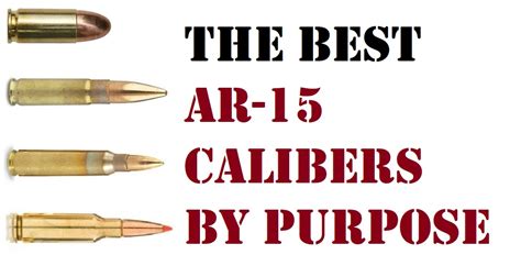 The Best AR-15 Calibers By Purpose - 80% Lowers