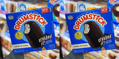 Drumstick Is Selling Cookies 'N' Cream Ice Cream Bars