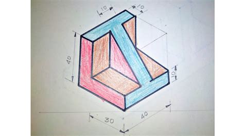 How To Draw A Isometric Drawing Step By Step at Drawing Tutorials