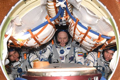 Three-man Russian crew ready for launch to International Space Station ...