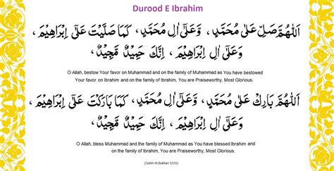 Durood-E-Ibrahim | Duas Revival | Mercy of Allah