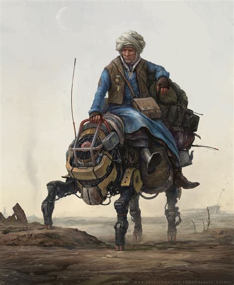 Old Wanderer by Sergey Vasnev : r/ImaginaryTechnology