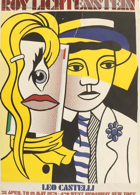 Serigraph Gallery Exhibition Poster Featuring Roy Lichtenstein's ...