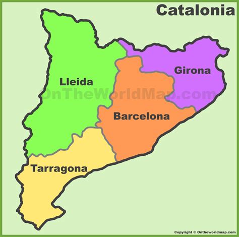 Mapa Catalunya