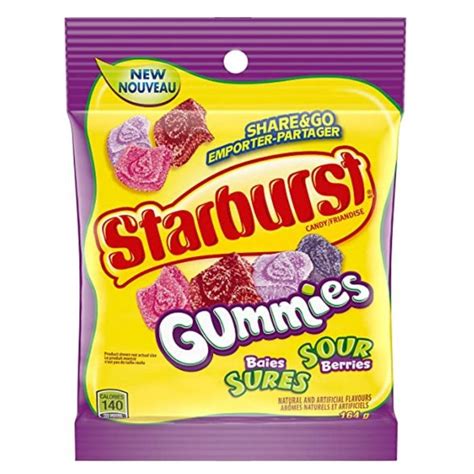 Starburst Gummies Sour Berries Gummy Candy-Candy Funhouse