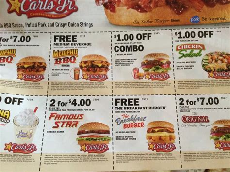 Carl's Jr Coupons Printable