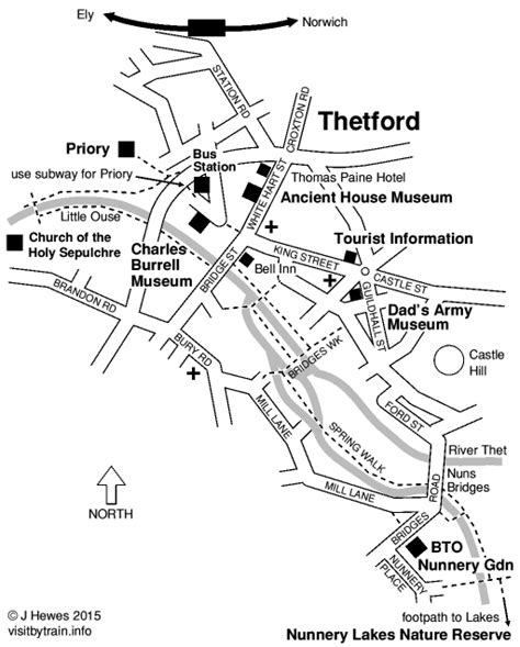 Thetford | Visit by Train, a station by station guide to UK tourist ...