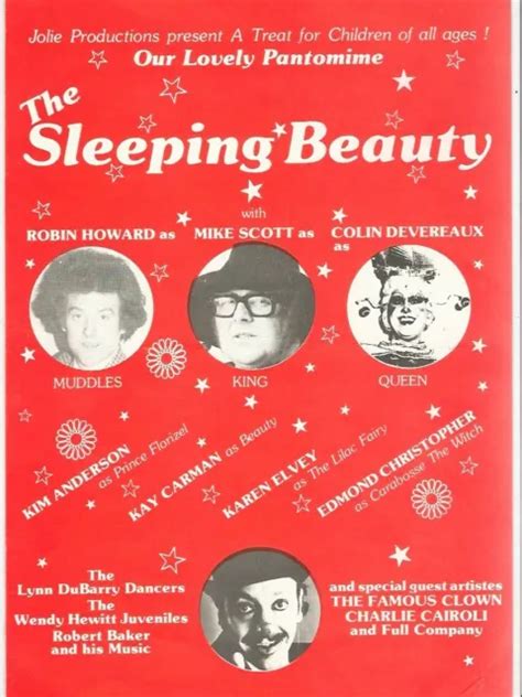 ROTHERHAM CIVIC THEATRE Sleeping Beauty Pantomime 1981 Charlie Cairoli ...