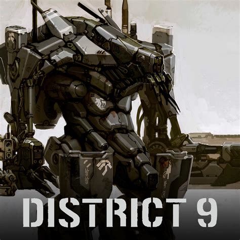 District 9 Mech Concept Art