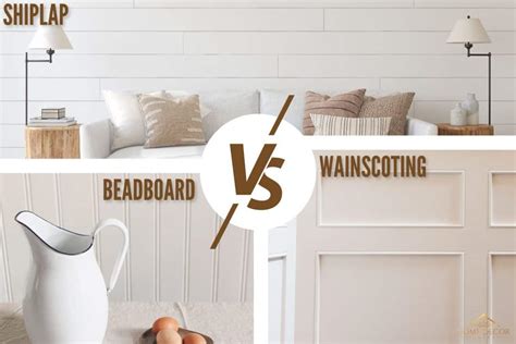 Shiplap Vs. Wainscoting Vs Beadboard: What Are The Differences?