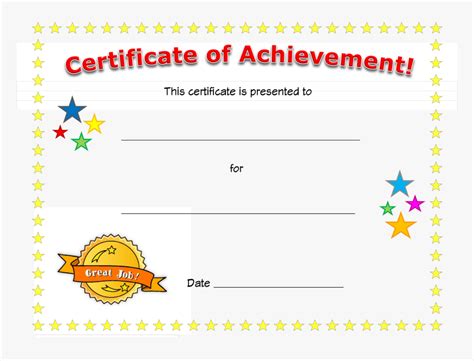 Award Certificate Fillable 927 Doc Formats Awards Certificates Template ...