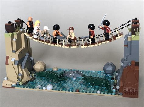 Lego Indiana Jones Temple of Doom Bridge Scene Playset | Lego indiana ...