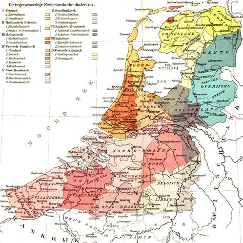 Dutch language map – Never Was