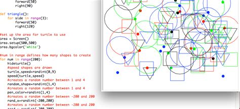 Python Turtle Drawing Examples