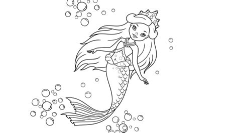 The Little Mermaid Coloring Pages Sebastian