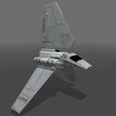 Game Ready Star Wars Imperial Shuttle 3D Model – Minor Harmony