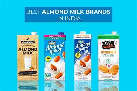 Top 13 Best Almond Milk Brands in India (2024)