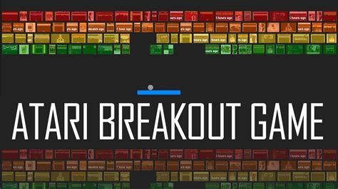 Play Atari Breakout game online on Google - YouTube