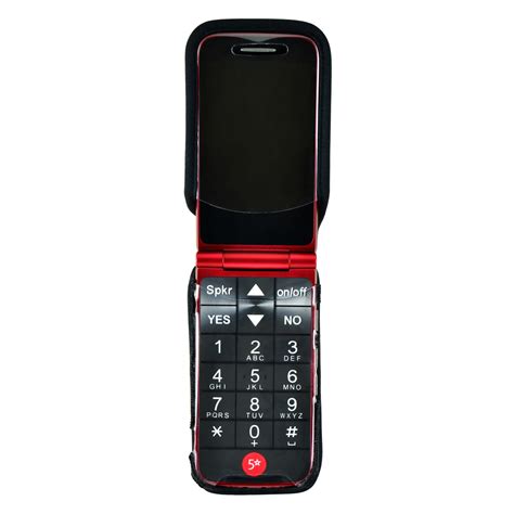 Jitterbug Flip Cell Phone Heavy Duty Nylon Fitted Case with Rotating ...