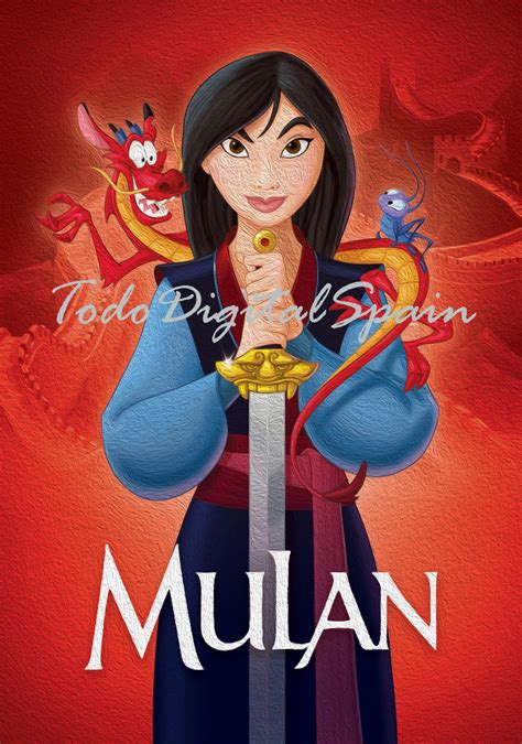 Mulan Disney affiche en effet aquarelle film mulan | Etsy