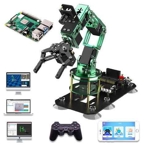 Buy 6-DOF Robot Arm with 110° Wide-Angle Camera, Robotic Arm Kit for ...