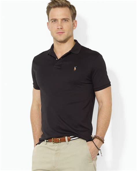 Lyst - Ralph Lauren Polo Pima Soft Touch Classic Polo Shirt - Regular ...