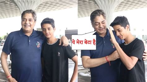 Maachis Actor Chandrachur Singh Spotted With Family At Airport - YouTube