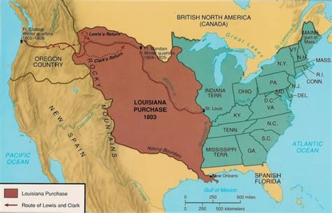 1803 Louisiana Purchase – Compromise of 1850