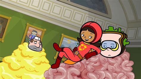 Victory for WordGirl in the WordGirl episode "Kitty Cat Criminals ...